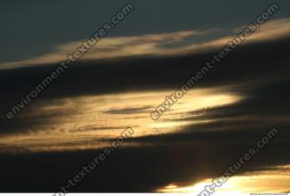 Photo Texture of Dusk Clouds